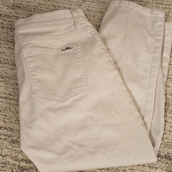 Lauren Ralph Lauren Classic Straight Jeans Women's Size 8 Petite White - Picture 5 of 7